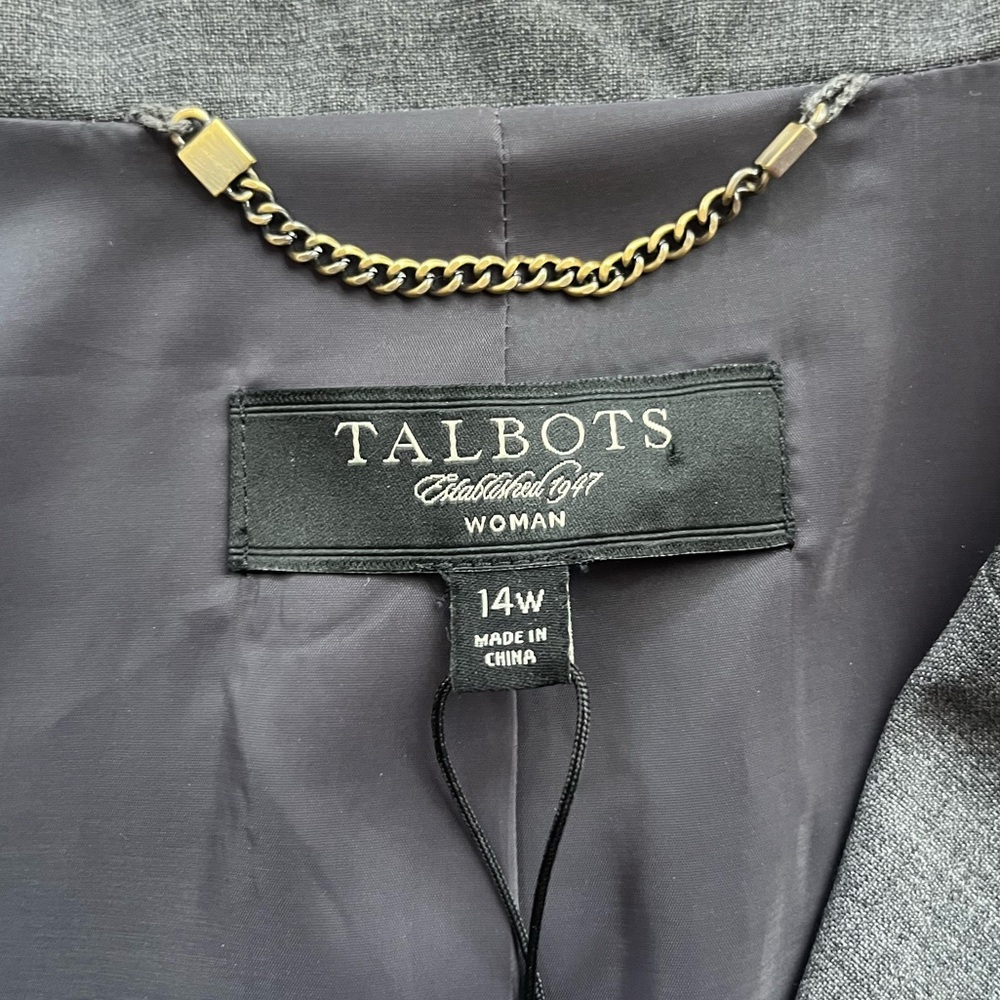 Vintage NWT Talbots Kate Fit Wool-Blend Jacket - Picture 4 of 7
